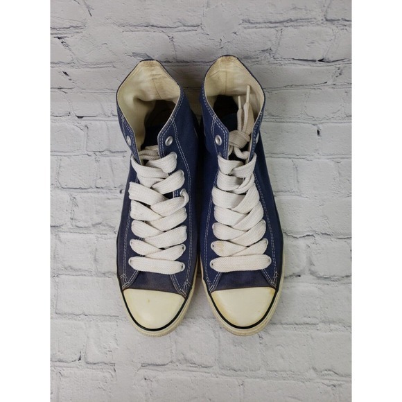 Converse Chuck Taylor All Star High Top Sneakers Men's Sz 12. Women's Sz 14 Blue - Picture 7 of 13